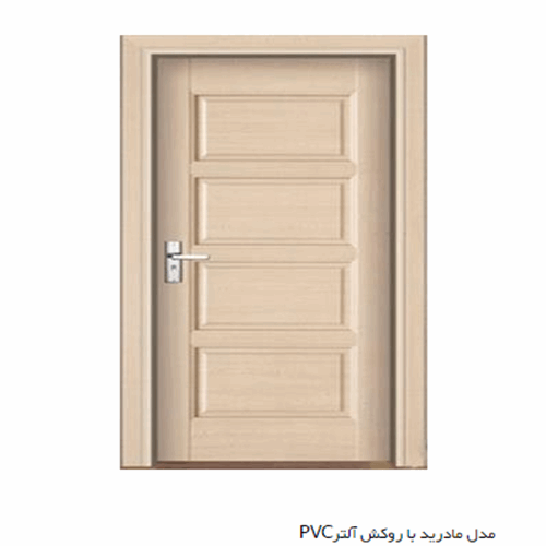 درب ضدسرقت مدل مادرید با روکش آلترPVC